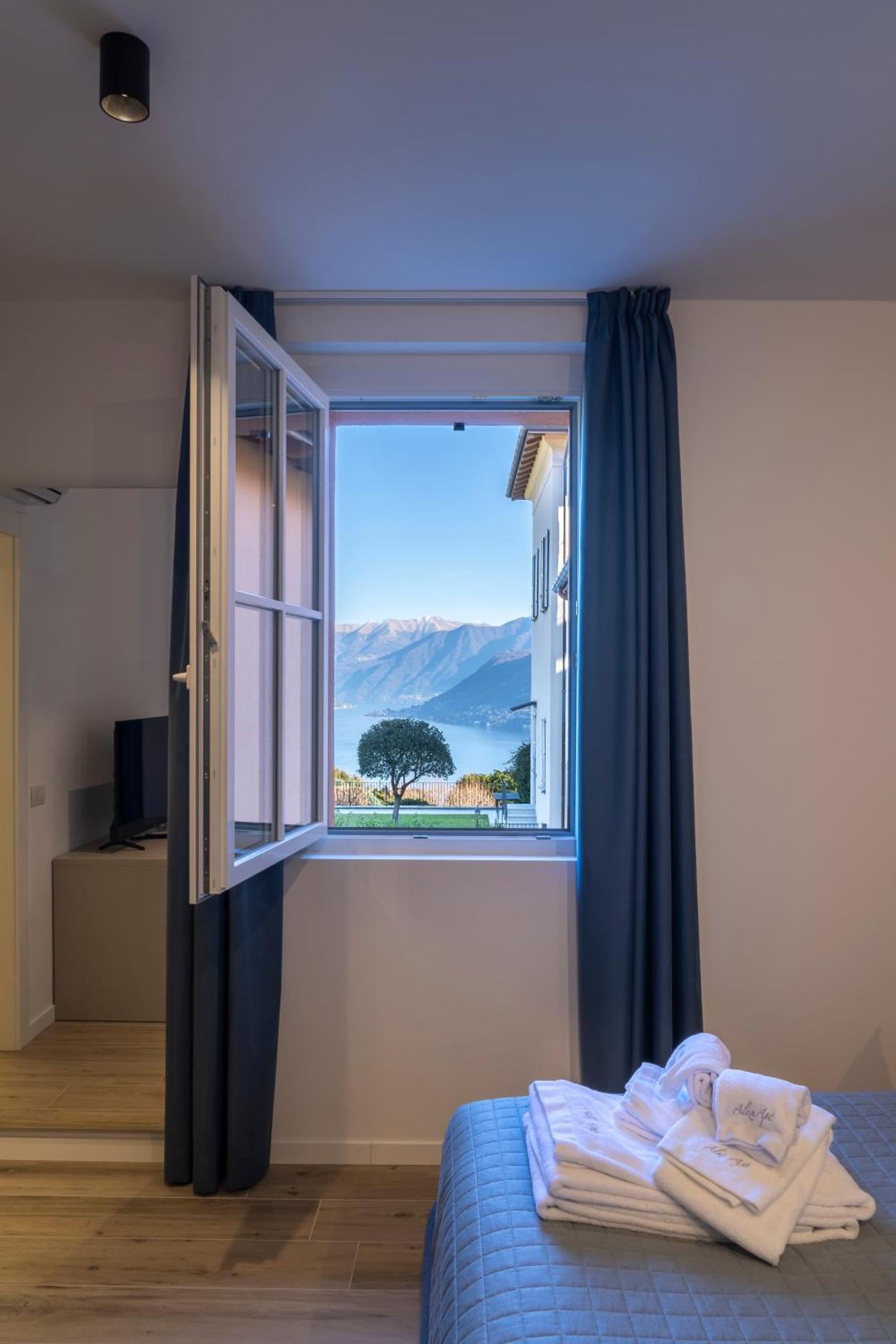 Alex'S Luxury Lake View Apt Pool And Tennis 코모 외부 사진