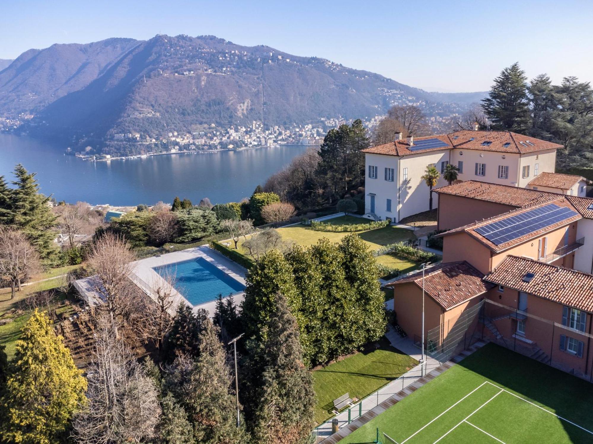 Alex'S Luxury Lake View Apt Pool And Tennis 코모 외부 사진